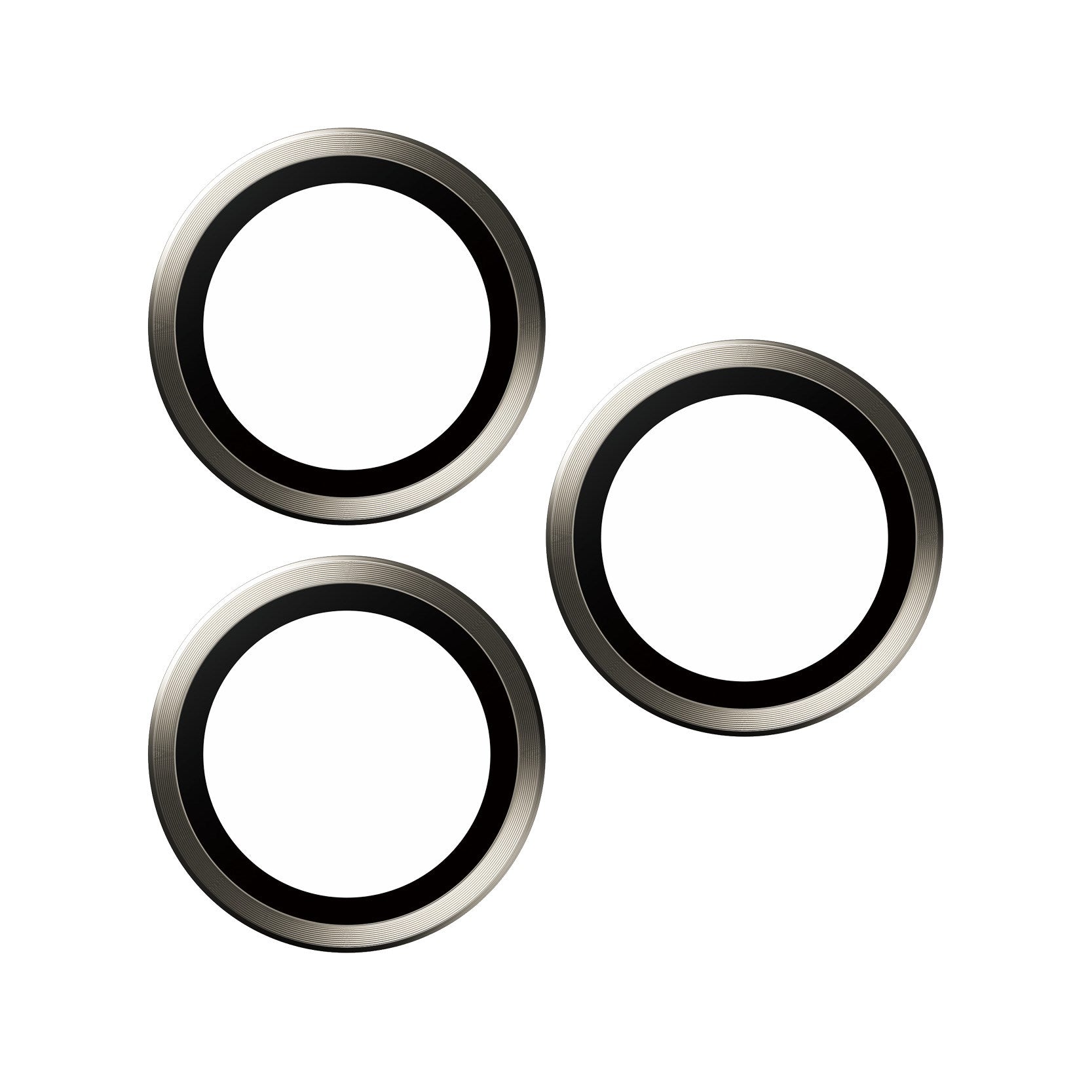 PanzerGlass® Hoops® Titanium Kameralinsebeskytter Naturlig iPhone 15 Pro | 15 Pro Max